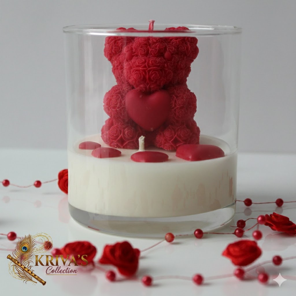 Jar Teddy Candle